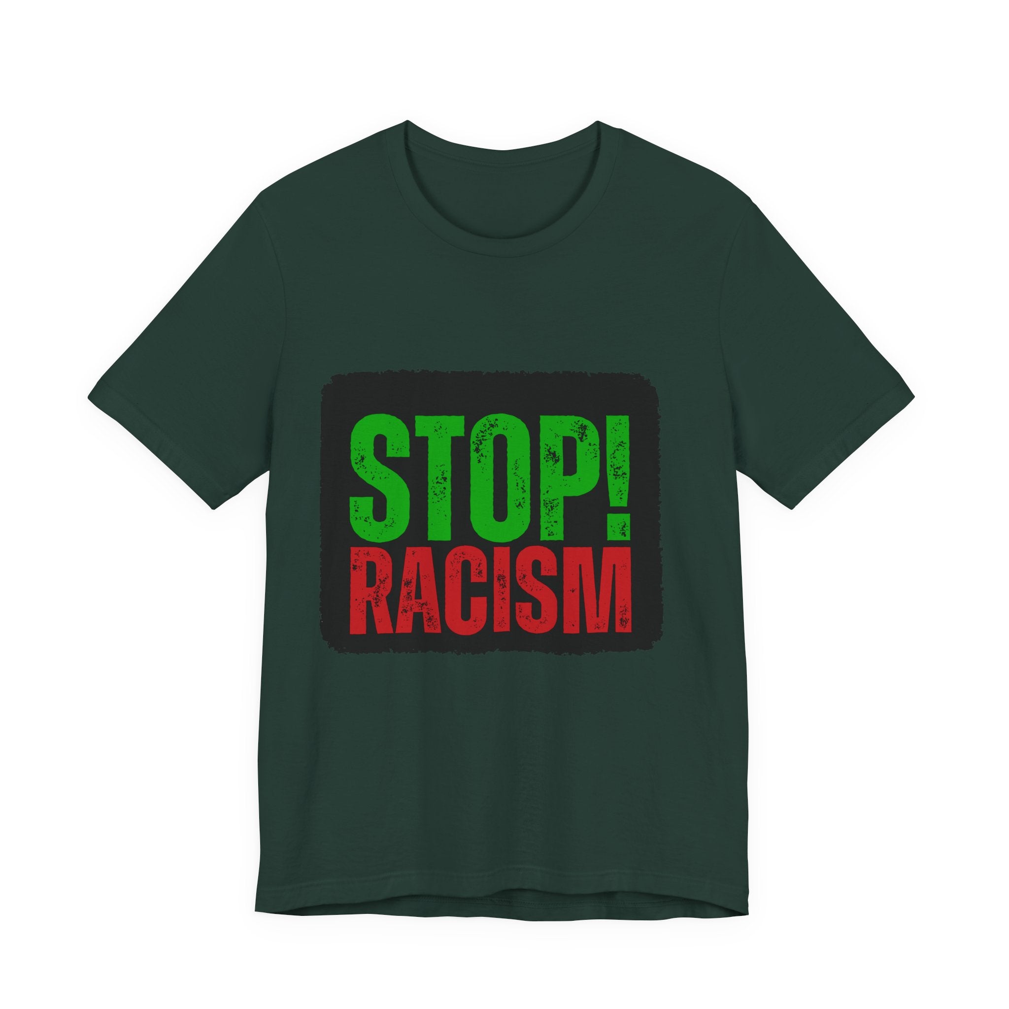 Stop Racism Unisex Tee | Social Justice Shirt, Activism Apparel, Everyday Wear, Gift for Advocates, Awareness Clothing