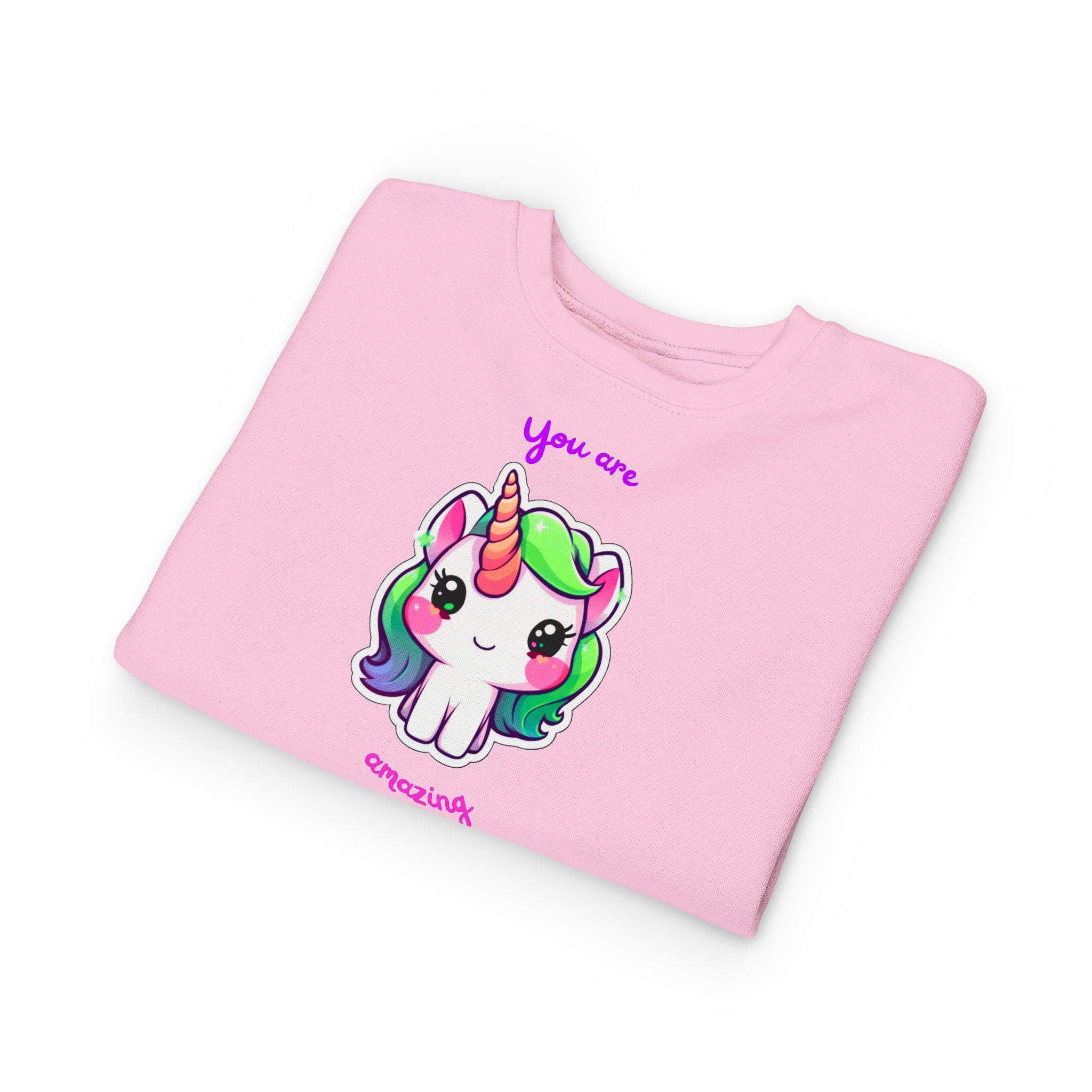 Toddler Unicorn Sweatshirt - Cute Children's Gift, Birthday Present, Magical Style, Cozy Wear, Inspiring Message