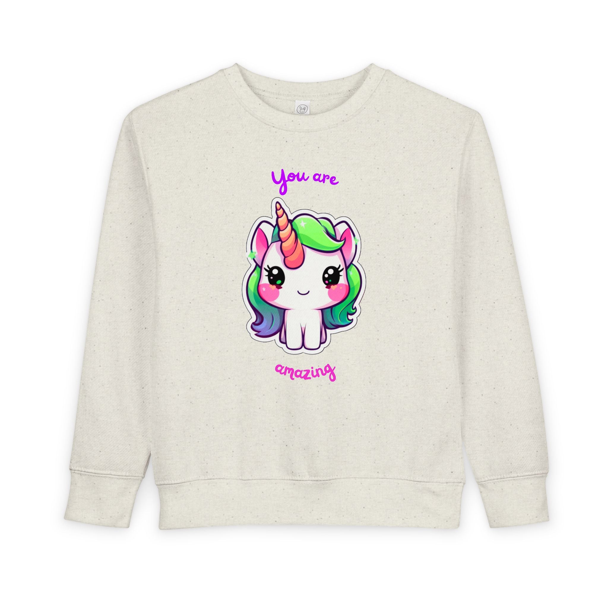 Toddler Unicorn Sweatshirt - Cute Children's Gift, Birthday Present, Magical Style, Cozy Wear, Inspiring Message