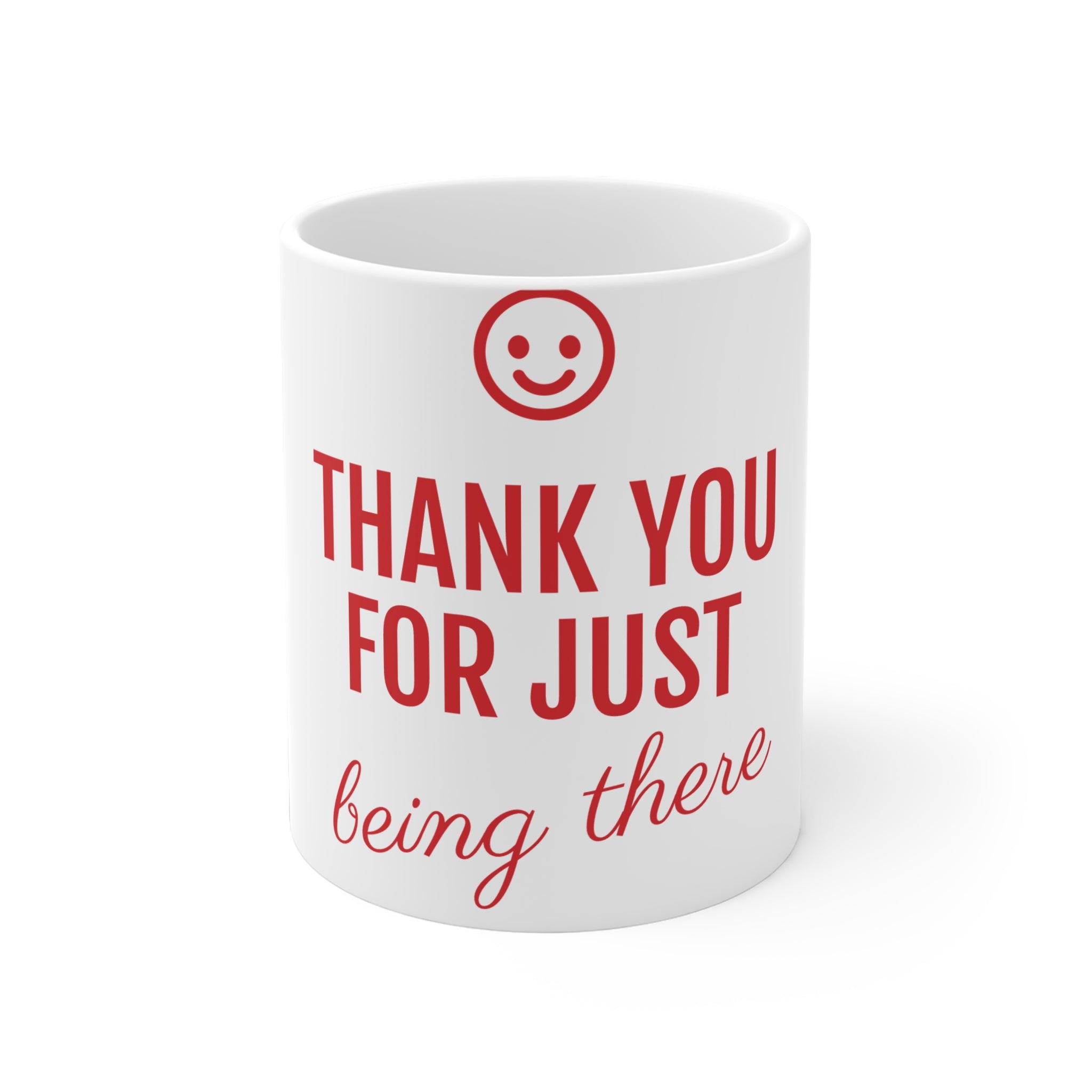 Thank You Ceramic Mug - 11oz/15oz/20oz | Gratitude Gift, Birthday Present, Coffee Mug, Positive Vibes, Friendship Mug