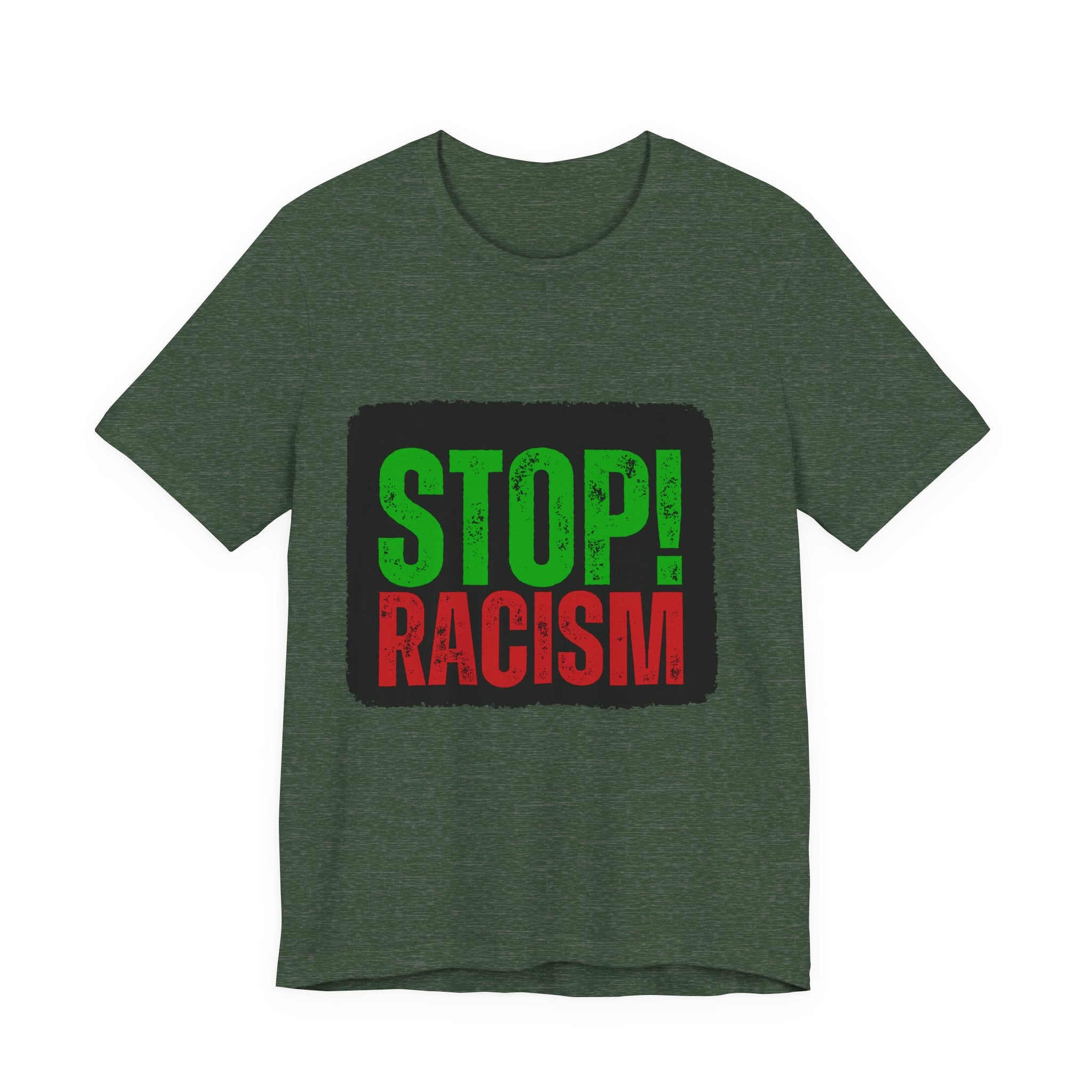 Stop Racism Unisex Tee | Social Justice Shirt, Activism Apparel, Everyday Wear, Gift for Advocates, Awareness Clothing
