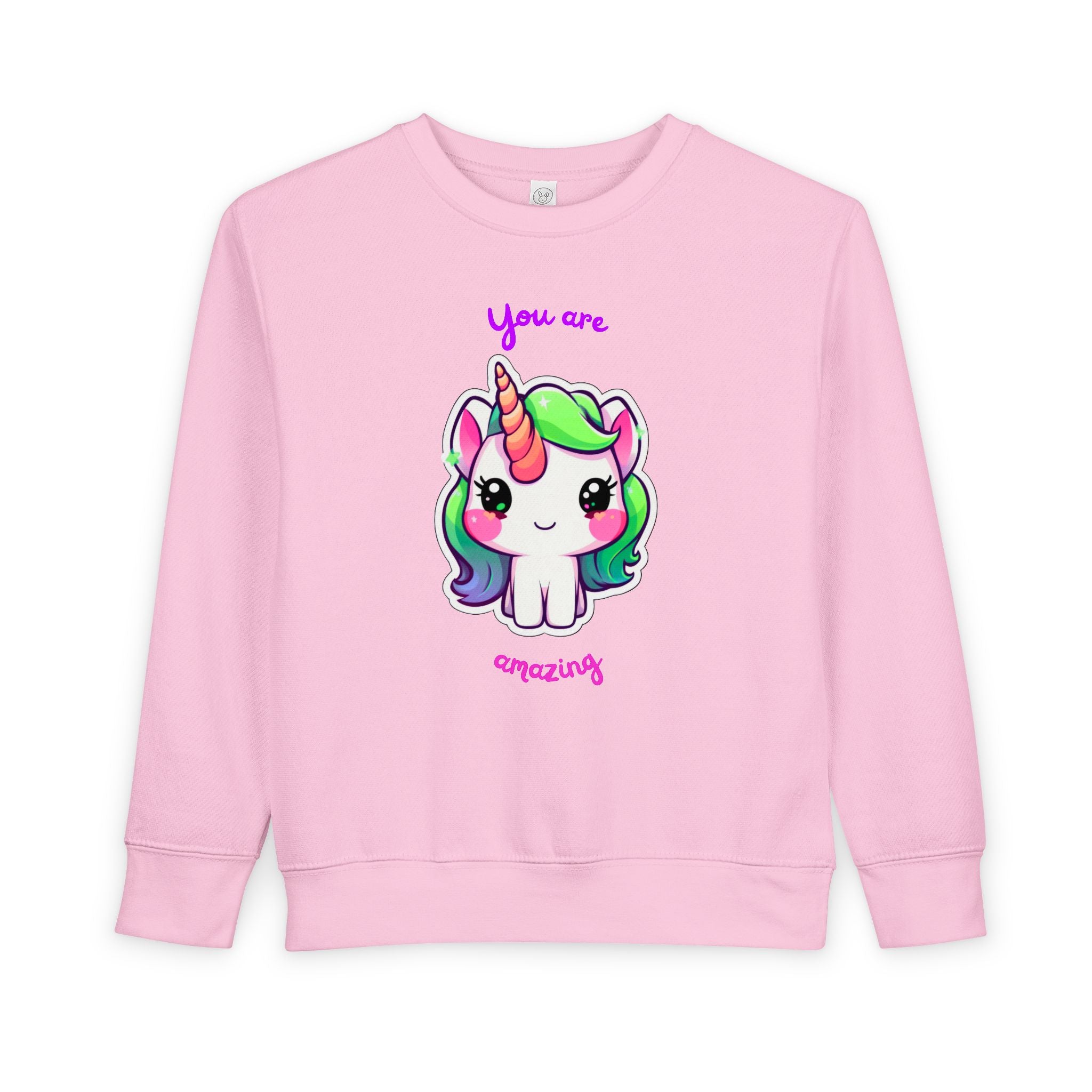 Toddler Unicorn Sweatshirt - Cute Children's Gift, Birthday Present, Magical Style, Cozy Wear, Inspiring Message