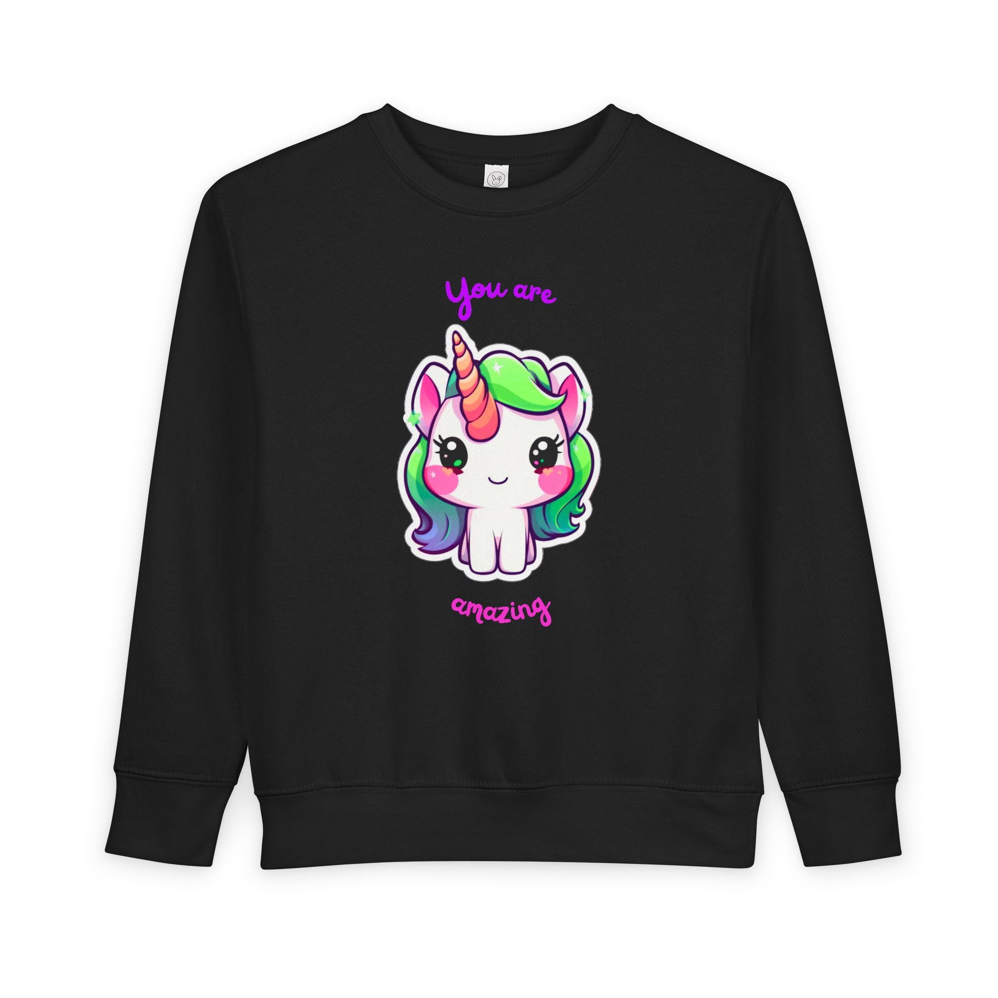 Toddler Unicorn Sweatshirt - Cute Children's Gift, Birthday Present, Magical Style, Cozy Wear, Inspiring Message