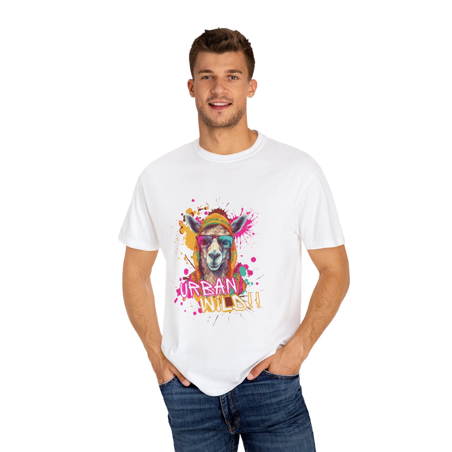 Urban Wilds Art Tee, Colorful Animal T-Shirt, Unique Graphic Shirt, Hipster Fashion Top, Perfect Gift for Animal Lovers