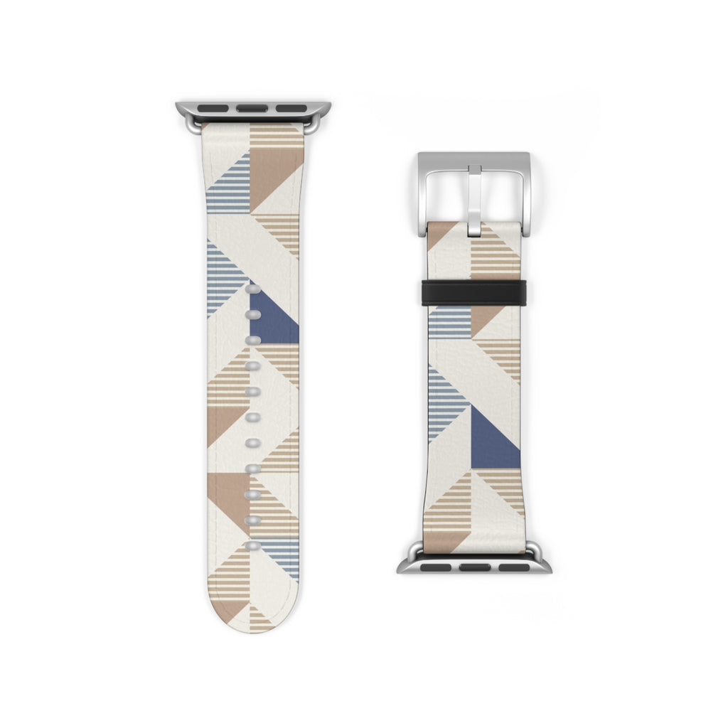 Chic Geometric Watch Band - Stylish Timepiece Accessory, Gift for Him/Her, Fashionable Wristband, Sports/Everyday Use