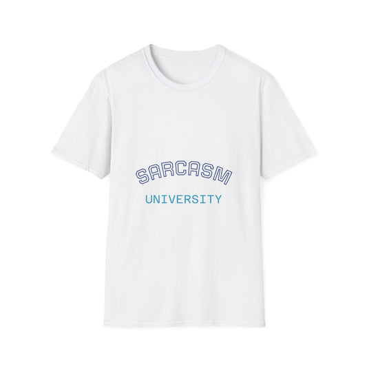 Sarcasm University T-Shirt for Humor Lovers, Funny Gift for Friends, Casual Wear, College Student Apparel, Funny Tee