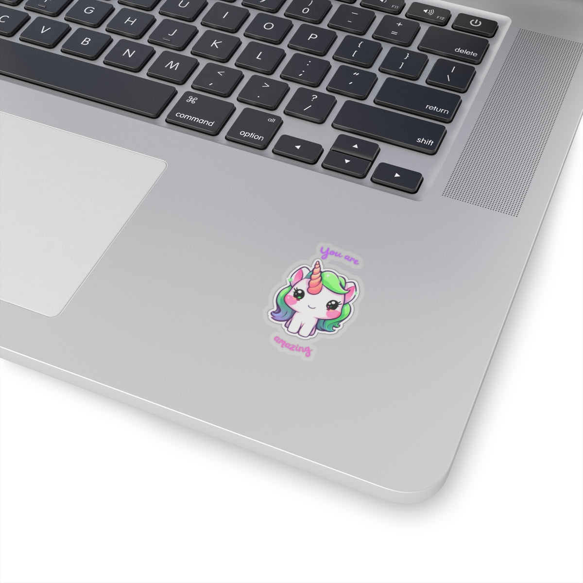 Cute Unicorn Kiss-Cut Stickers - You Are Amazing, Laptop Decor, Gift for Friends, Journals, Party Favors, Kids Stickers