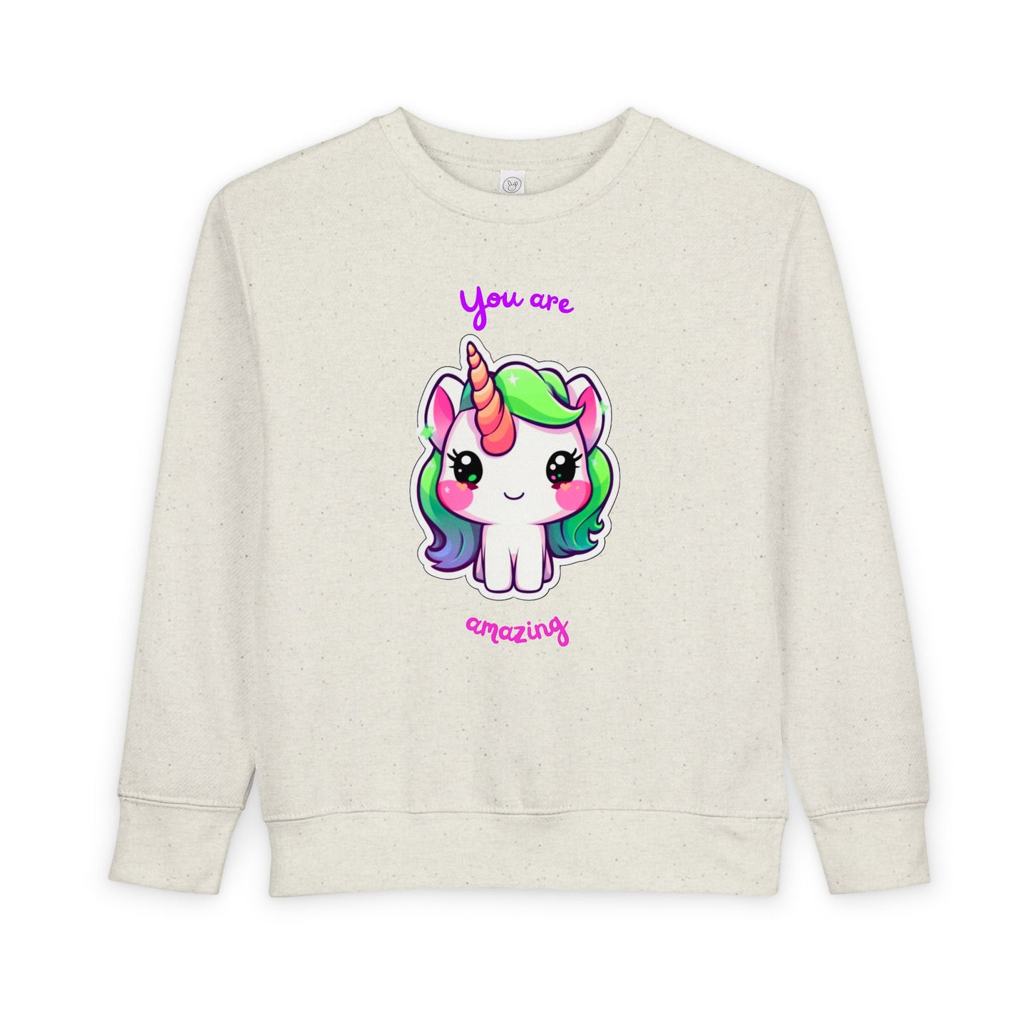 Toddler Unicorn Sweatshirt - Cute Children's Gift, Birthday Present, Magical Style, Cozy Wear, Inspiring Message