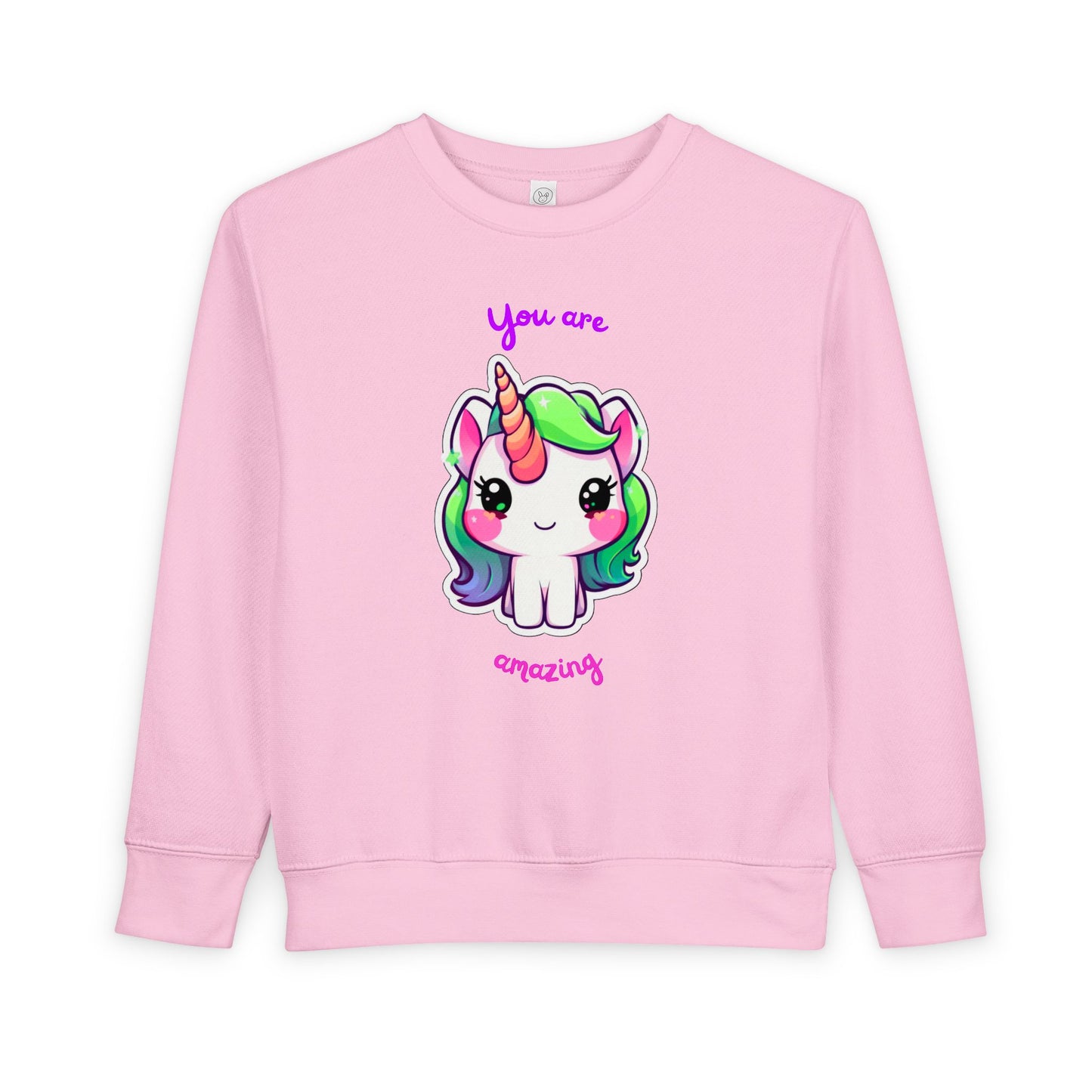 Toddler Unicorn Sweatshirt - Cute Children's Gift, Birthday Present, Magical Style, Cozy Wear, Inspiring Message