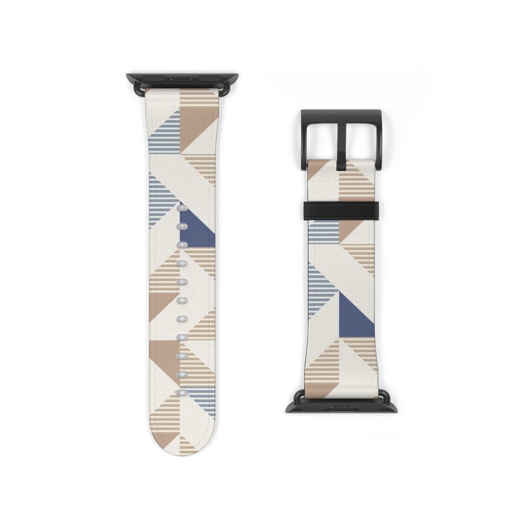 Chic Geometric Watch Band - Stylish Timepiece Accessory, Gift for Him/Her, Fashionable Wristband, Sports/Everyday Use