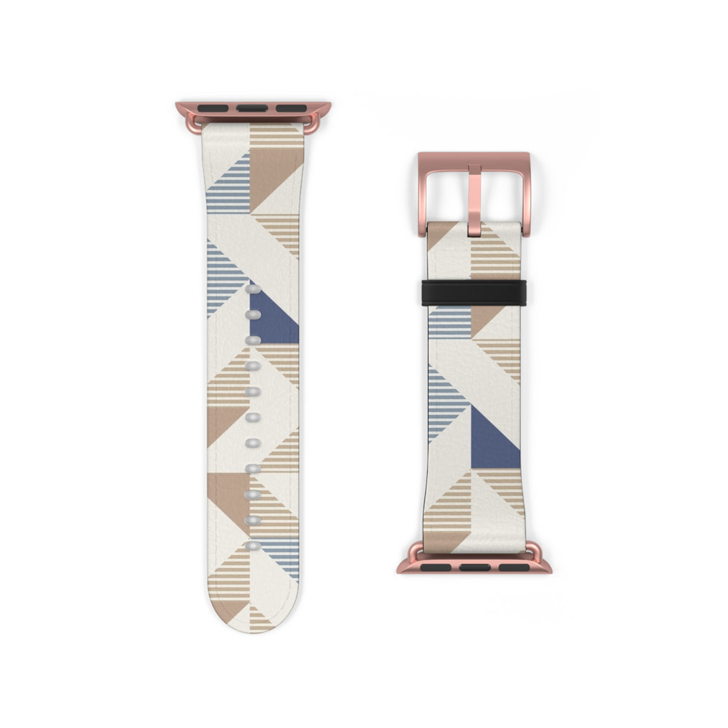 Chic Geometric Watch Band - Stylish Timepiece Accessory, Gift for Him/Her, Fashionable Wristband, Sports/Everyday Use