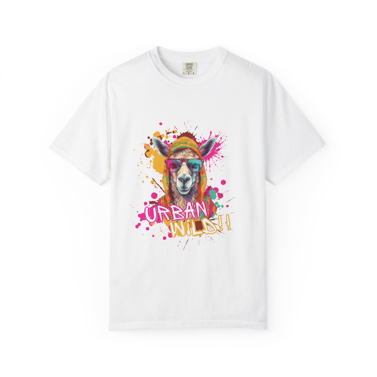 Urban Wilds Art Tee, Colorful Animal T-Shirt, Unique Graphic Shirt, Hipster Fashion Top, Perfect Gift for Animal Lovers