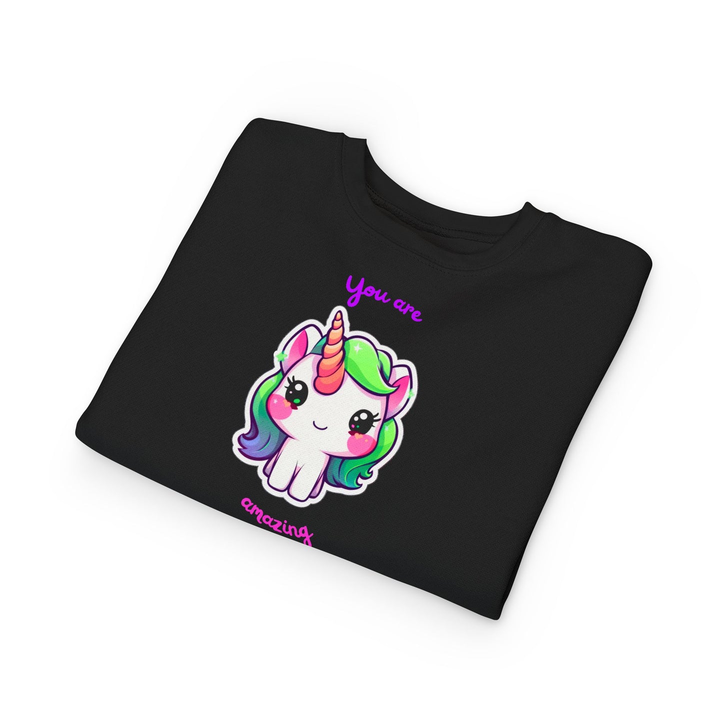Toddler Unicorn Sweatshirt - Cute Children's Gift, Birthday Present, Magical Style, Cozy Wear, Inspiring Message