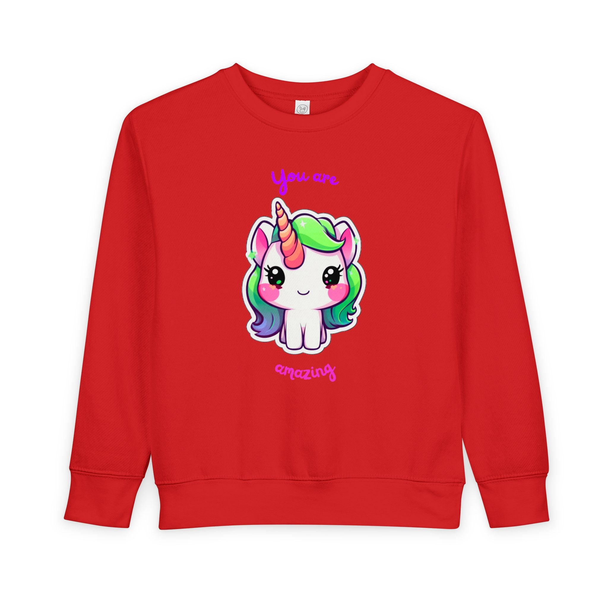 Toddler Unicorn Sweatshirt - Cute Children's Gift, Birthday Present, Magical Style, Cozy Wear, Inspiring Message