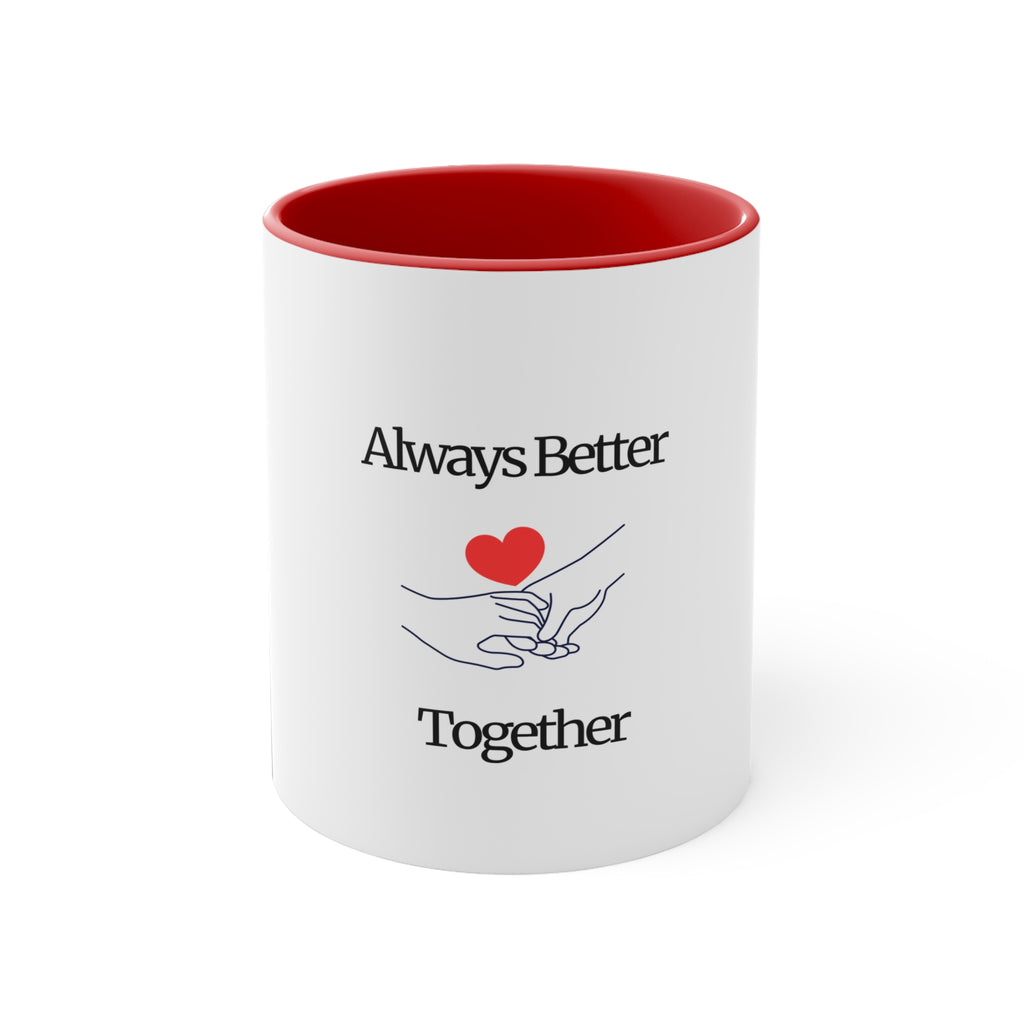 Colorful Couple's Mug – Always Better Together, Heartwarming Gift, Wedding Keepake, Coffee Lovers, Relationship Celebrations